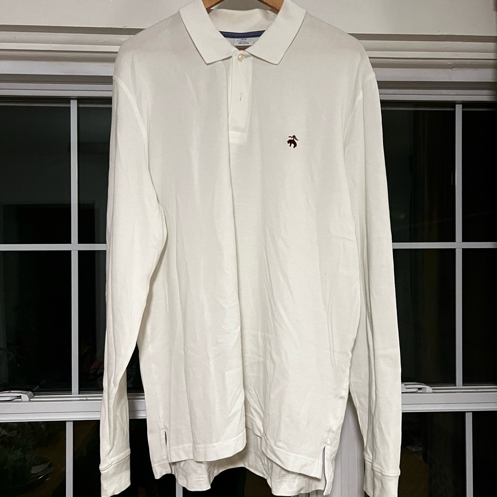 Brooks Brothers Longsleeve Polo size XXL Regent Slim Fit.